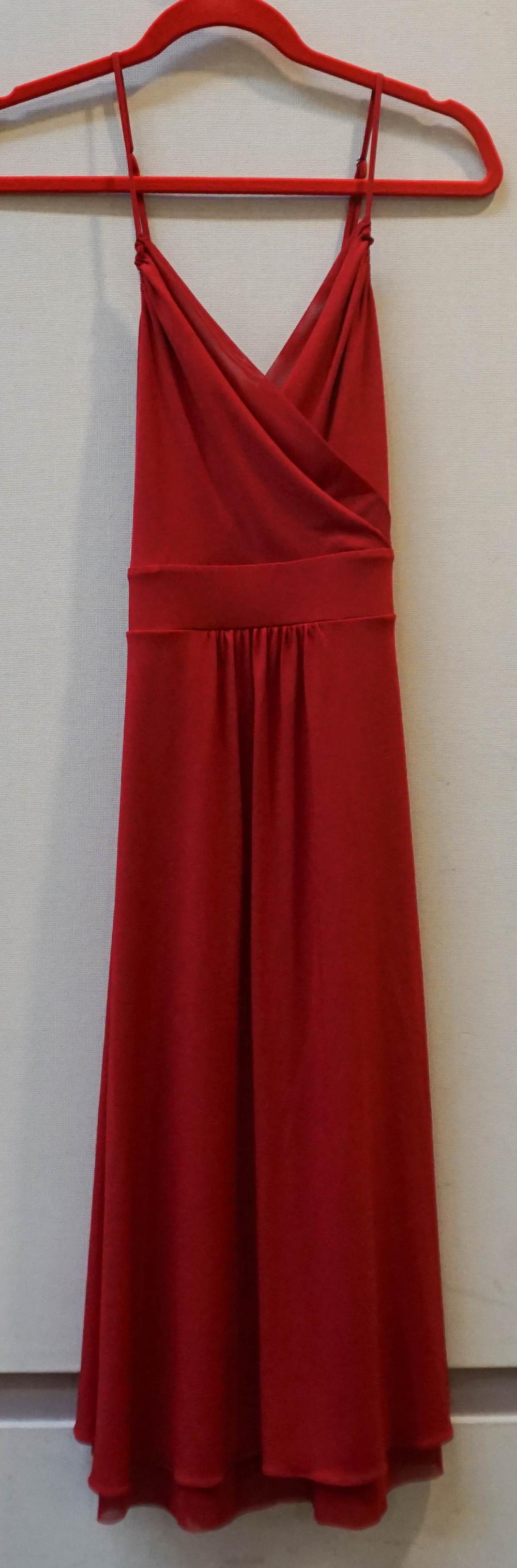 CALVIN KLEIN RED SPAGHETTI STRAP