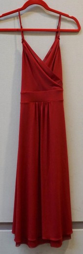 CALVIN KLEIN RED SPAGHETTI STR