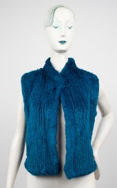 CALYPSO BLUE KNITTED RABBIT FU