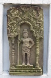 CAMBODIAN CARVED SANDSTONE FRI