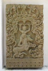 CAMBODIAN CARVED SANDSTONE FRI