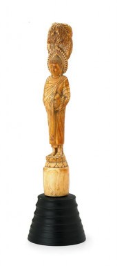 Cambodian elephant ivory Buddh