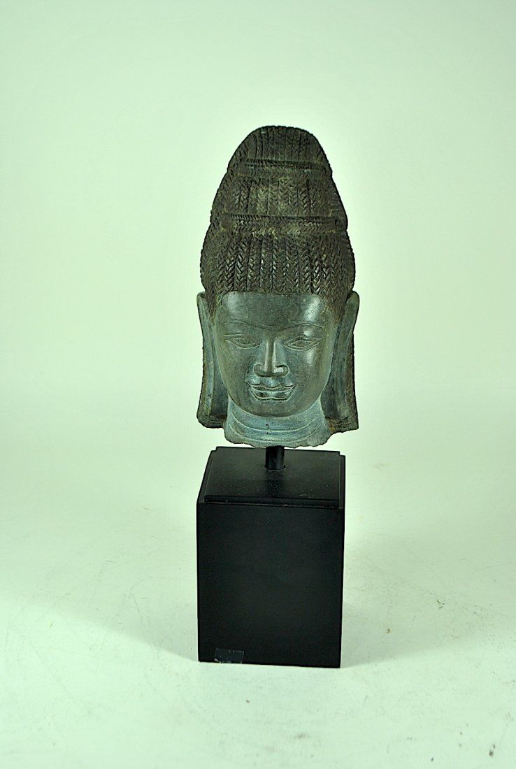 CAMBODIAN HAND CARVED SANDSTONE