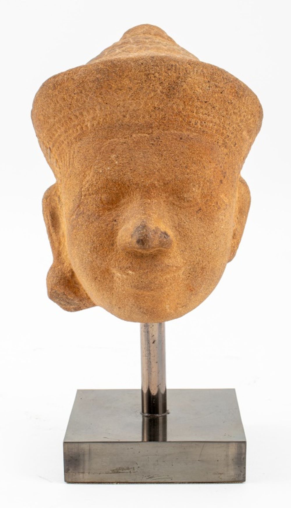 CAMBODIAN KHMER SANDSTONE CARVED