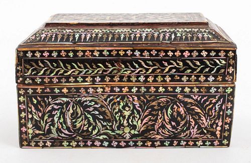 CAMBODIAN MOTHER OF PEARL LACQUERED