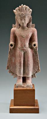 Cambodian terra cotta figure of