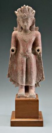 Cambodian terra cotta figure o
