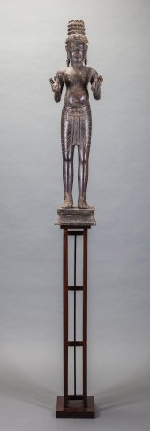 CAMBODIAN/KHMER BRONZE FIGURE