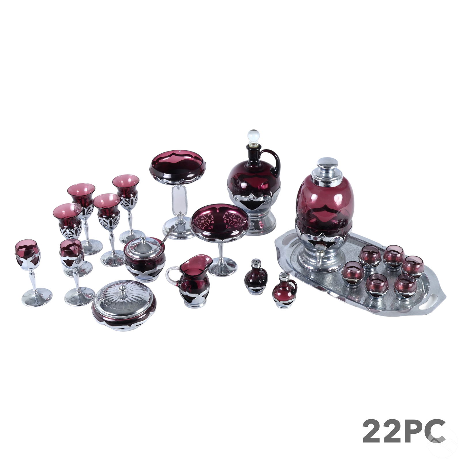 CAMBRIDGE FARBER AMETHYST GLASS