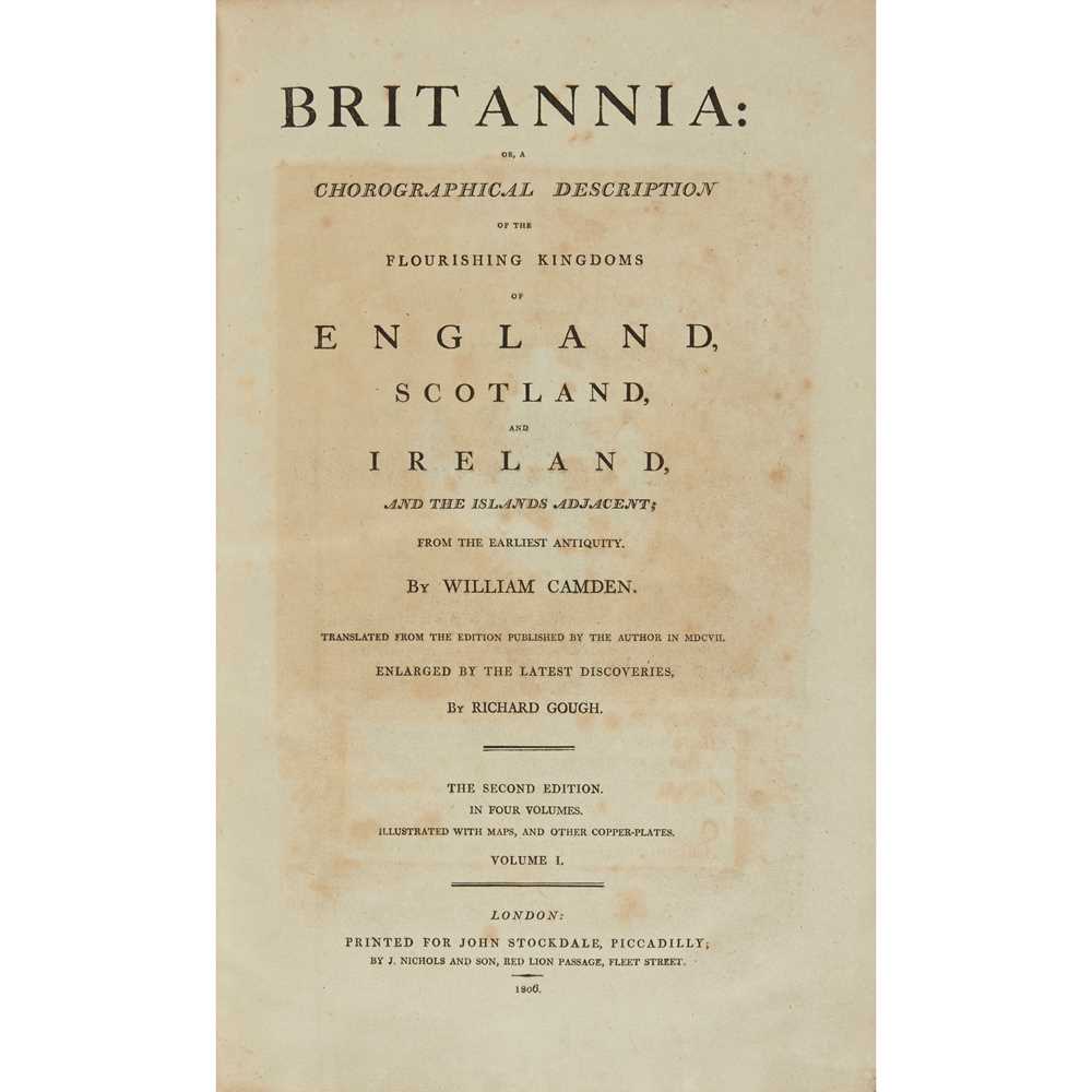 CAMDEN, WILLIAM BRITANNIA: OR A