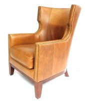 CAMEL COLORED LEATHER WING BAC