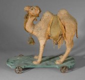 Camel pull toy, felted wool, b