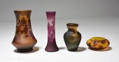 CAMEO GLASS LOTFour assorted p