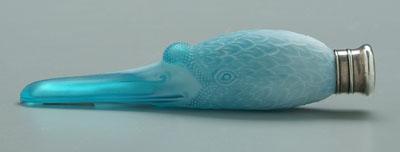 Cameo glass swan's head perfume,