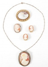 CAMEO JEWELRY 4PC GROUP: DANEC