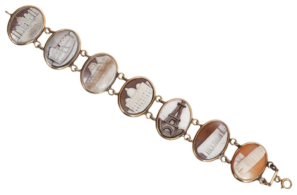 CAMEO, MOTHER OF PEARL, 14K