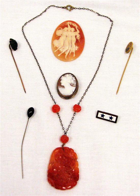 Cameo of the three graces not