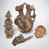CAMEROON REGION, (4) POTTERY O