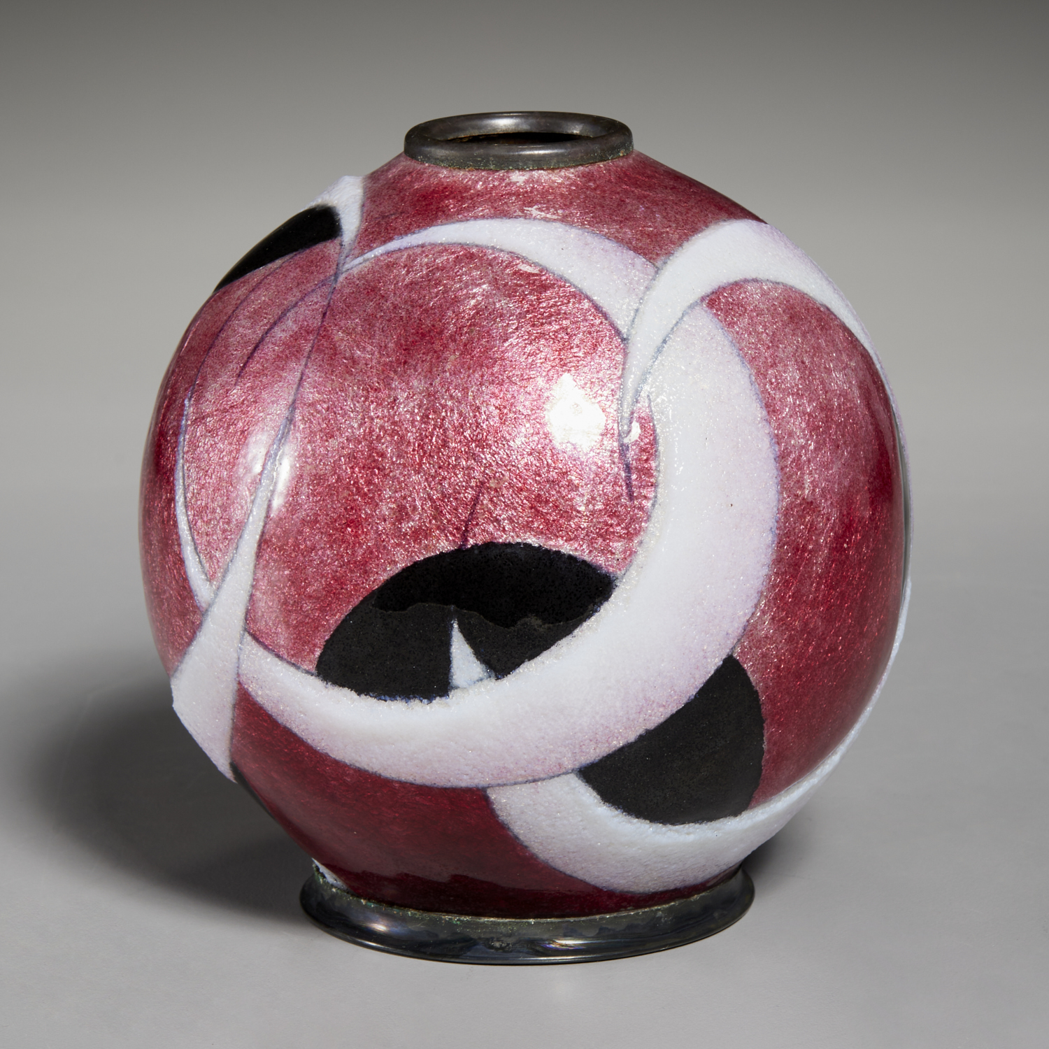 CAMILLE FAURE, ART DECO ENAMEL