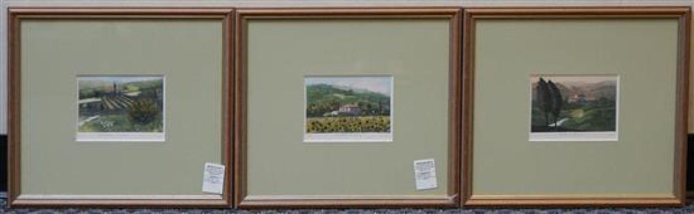CAMPAGNA FRANCE, THREE LITHOGRAPHS,