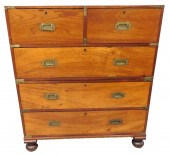 CAMPAIGN CHEST, 19TH C./ EARLY