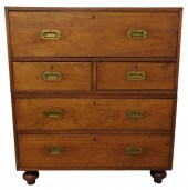 CAMPAIGN CHEST WITH DROP FRONT