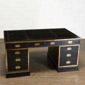 CAMPAIGN EBONIZED & BRASS MOUN