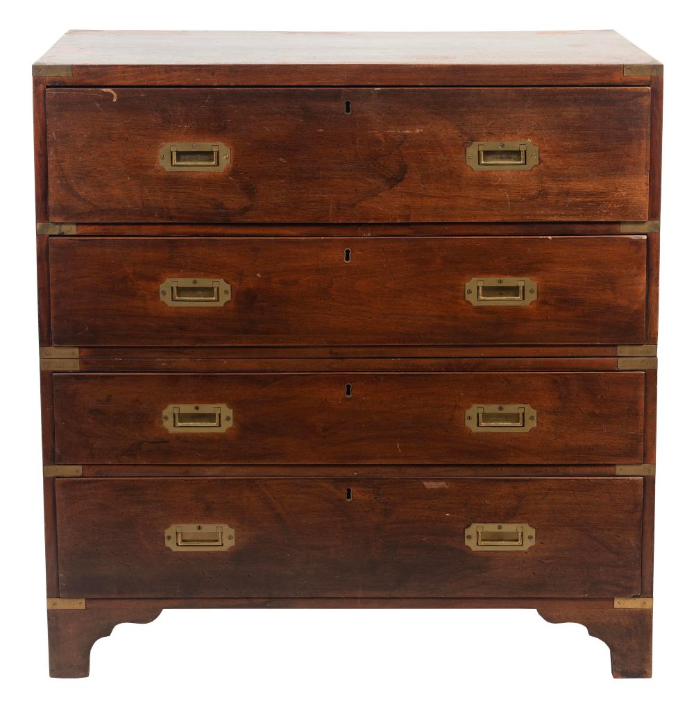 CAMPAIGN-STYLE CHEST 20TH CENTURY