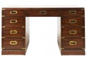 CAMPAIGN-STYLE DOUBLE-PEDESTAL