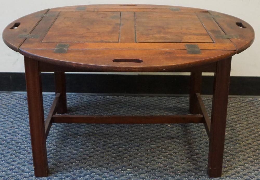 CAMPAIGN STYLE MAHOGANY FOLDING