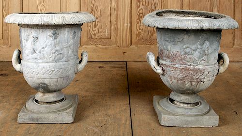 CAMPANA TWIN HANDLED LEAD GARDEN