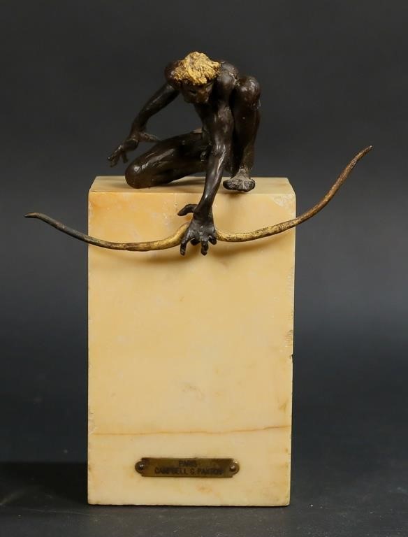 CAMPBELL G. PAXTON BRONZE OF