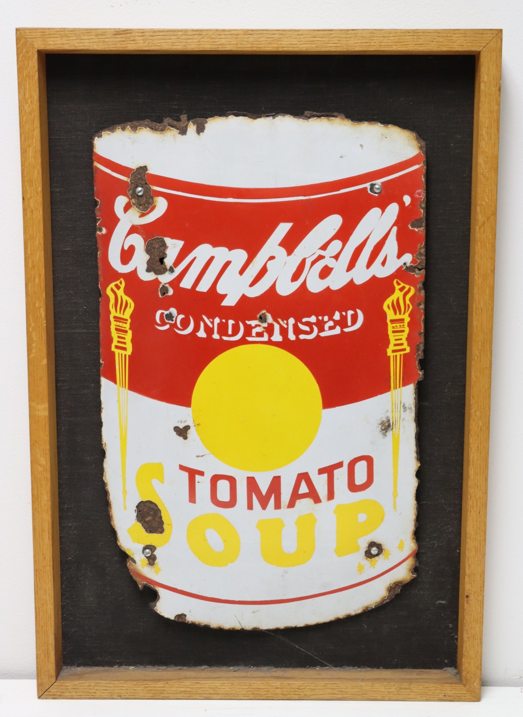 CAMPBELL'S SOUP METAL SIGN