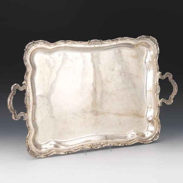 CAMUSSO STERLING SILVER TRAY  20" x