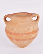 CANAANITE RED TERRA COTTA AMPH