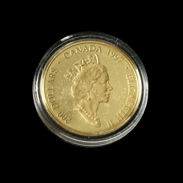 CANADA, 1997 200 DOLLARS HALF OUNCE