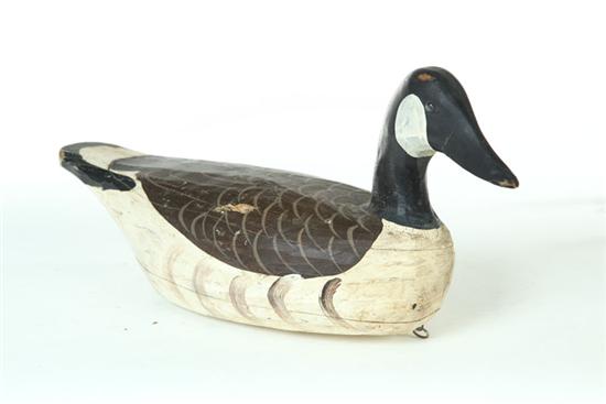 CANADA GOOSE DECOY.  American  20th