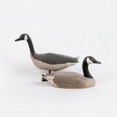 CANADA GOOSE DECOYS, 20TH C. P