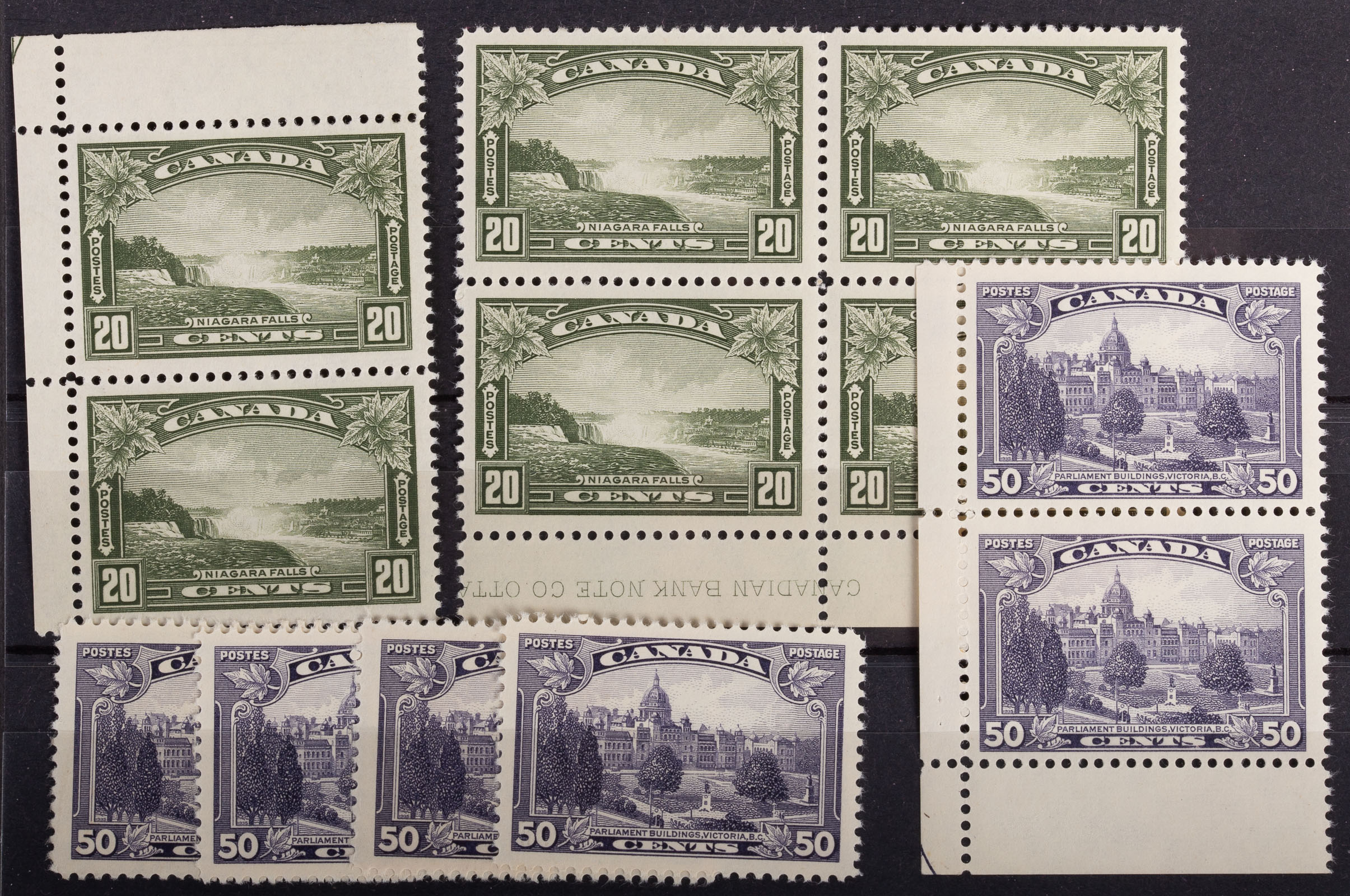 CANADA HIGH-DENOMINATION POSTAGE