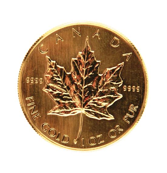 Canadian 1984 Gold Maple Leaf $50
