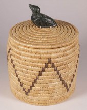 CANADIAN ESKIMO WOVEN BASKET B