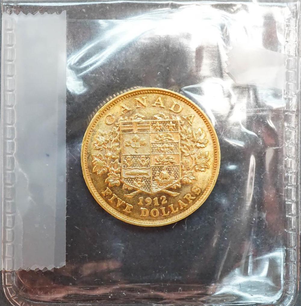 CANADIAN GEORGE V 1912 5-DOLLAR
