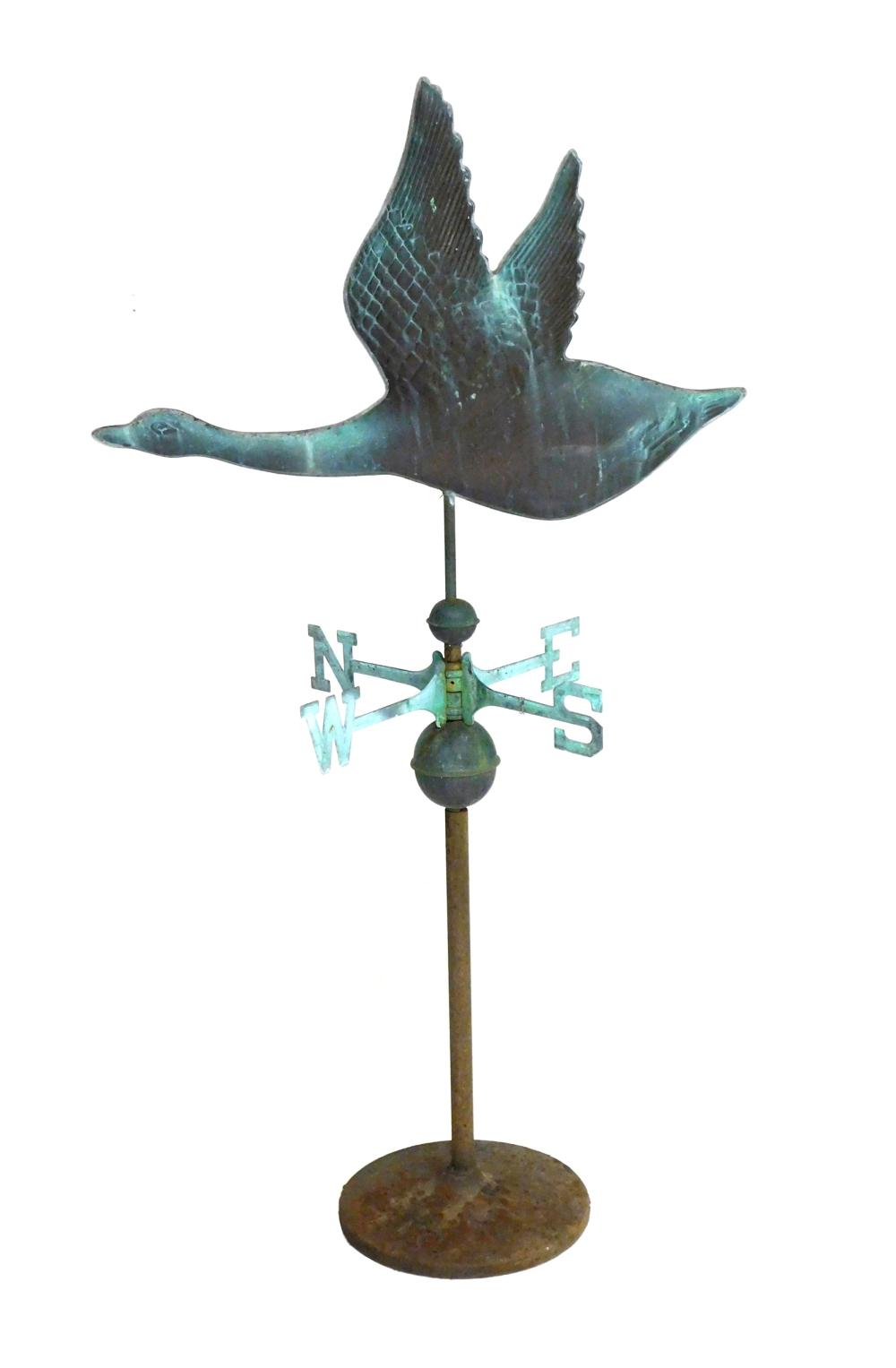 CANADIAN GOOSE WEATHER-VANE WITH