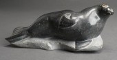 CANADIAN INUIT ART CARVED HARD