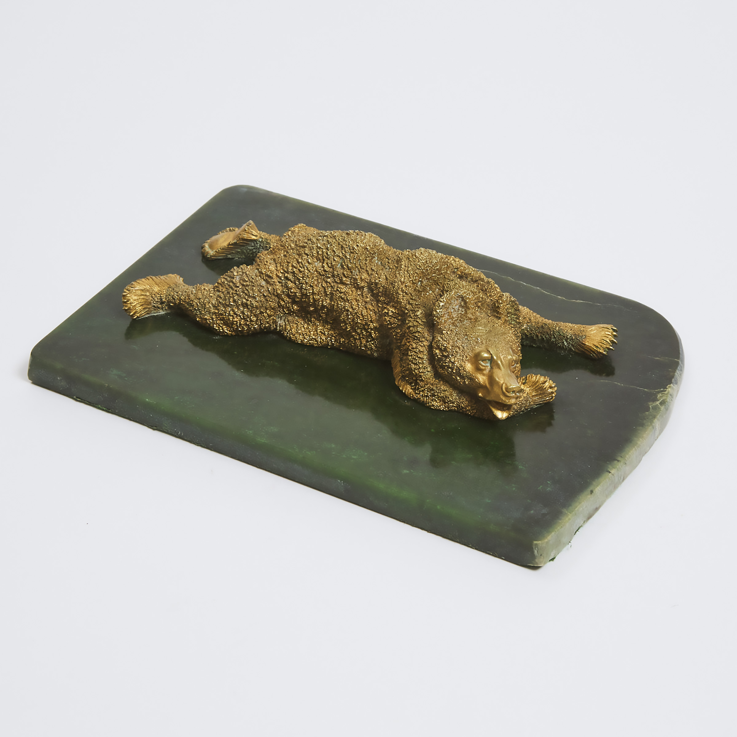 Canadian School Gilt Bronze Model