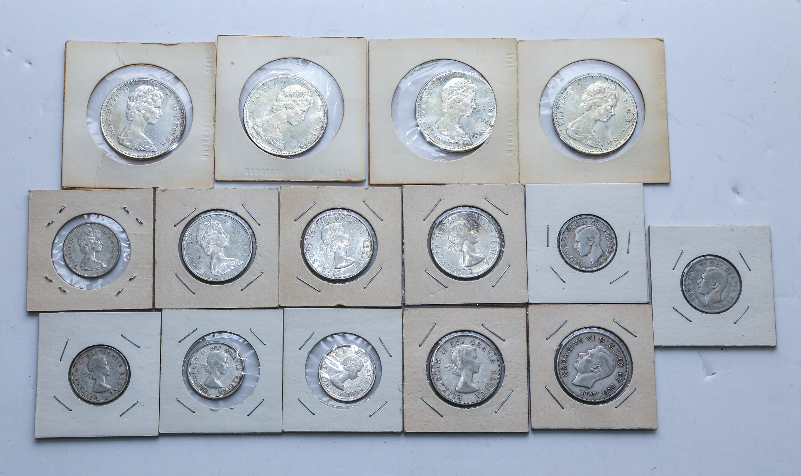 CANADIAN SILVER COINS 9-Silver
