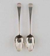 CANADIAN SILVER TABLE SPOONS,