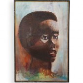 CANDACE BROWN SIGNED OIL ON CA