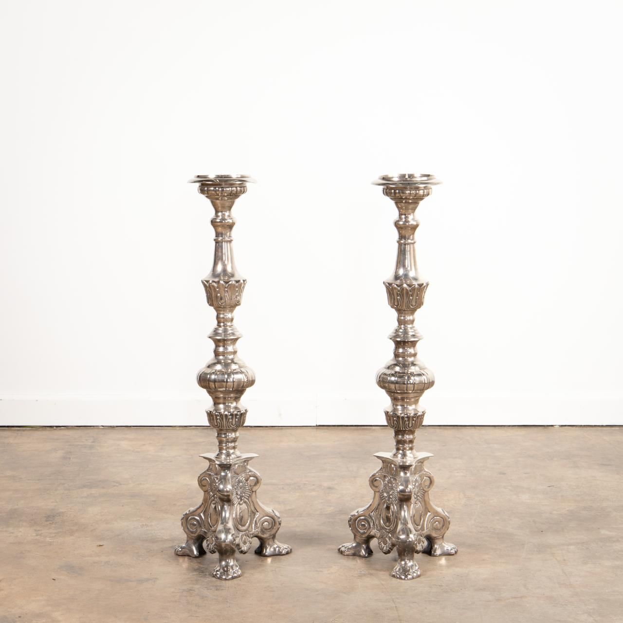 CANDLE PRICKET CONSOLE TABLE WITH
