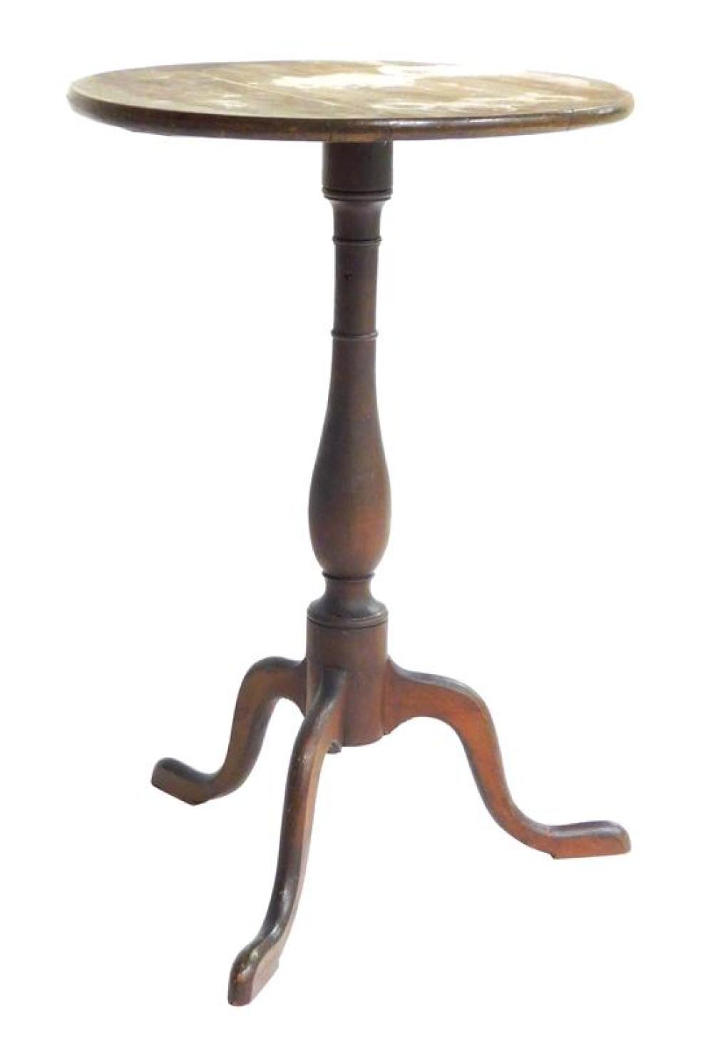 CANDLE STAND, NEW ENGLAND, C. 1750,